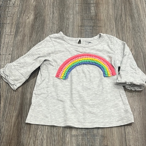 🦋5/10 Rainbow 3/4 Sleeve Top - Picture 1 of 5